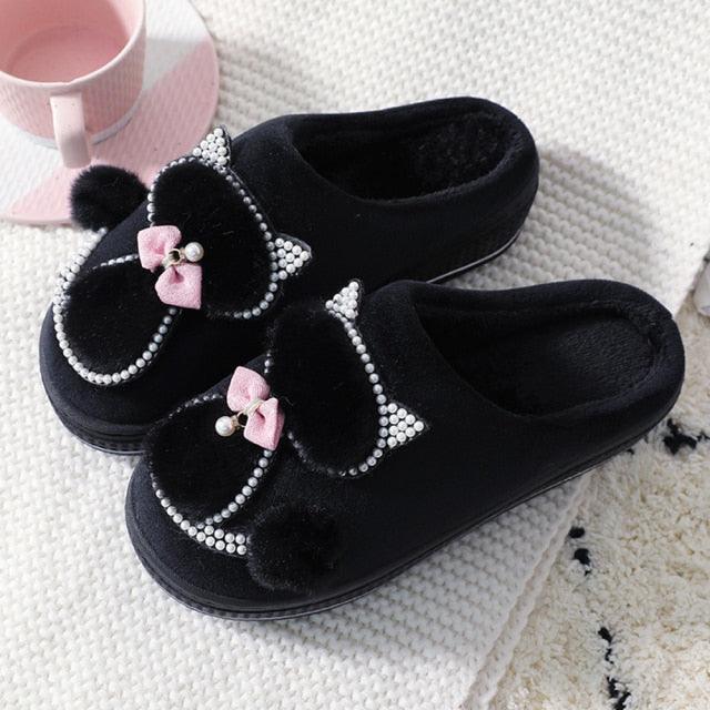 Cute Women’s Memory Foam Slippers - Cozy Warm Indoor House Shoes