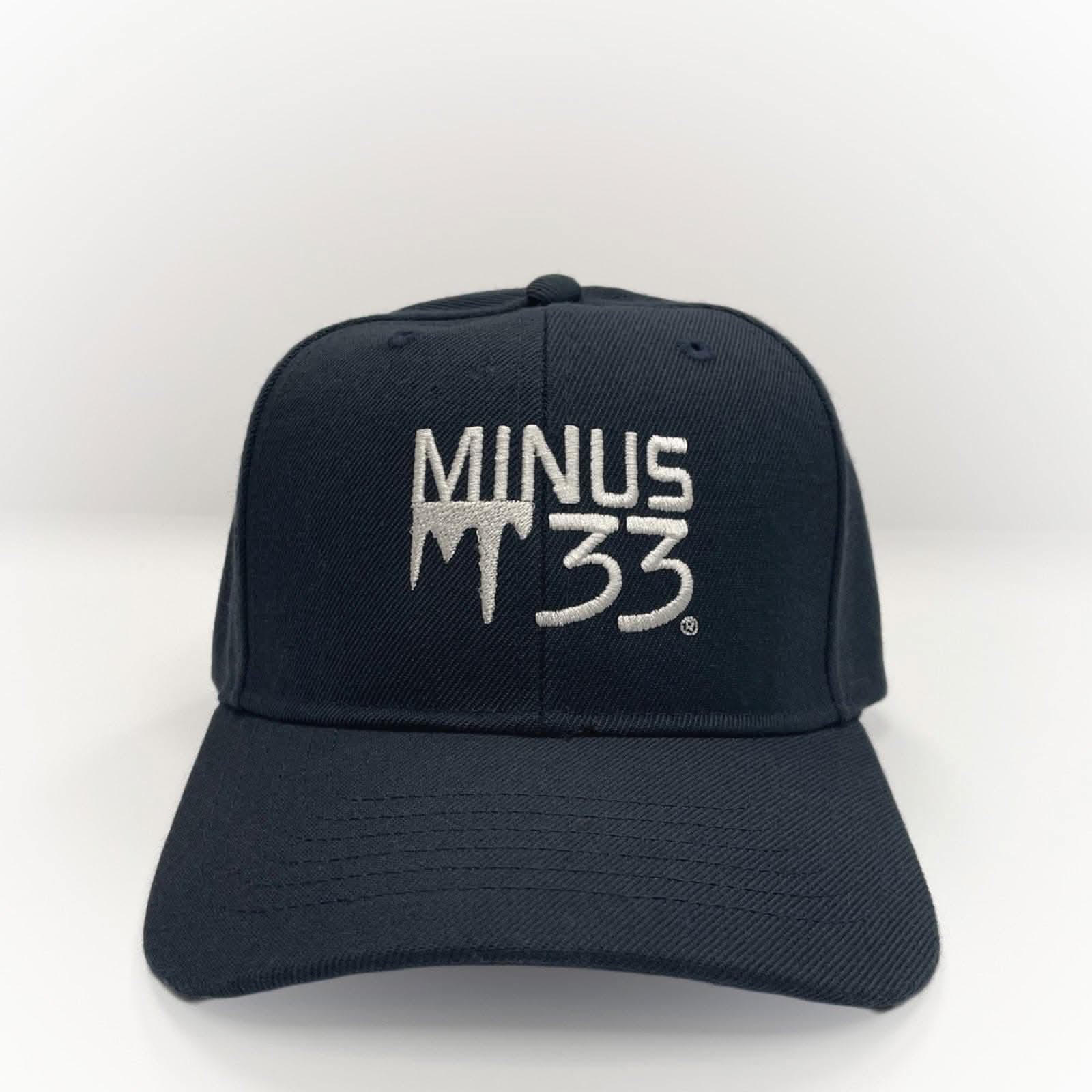 Minus33 logo baseball cap available in multiple colors for outdoor and casual wear