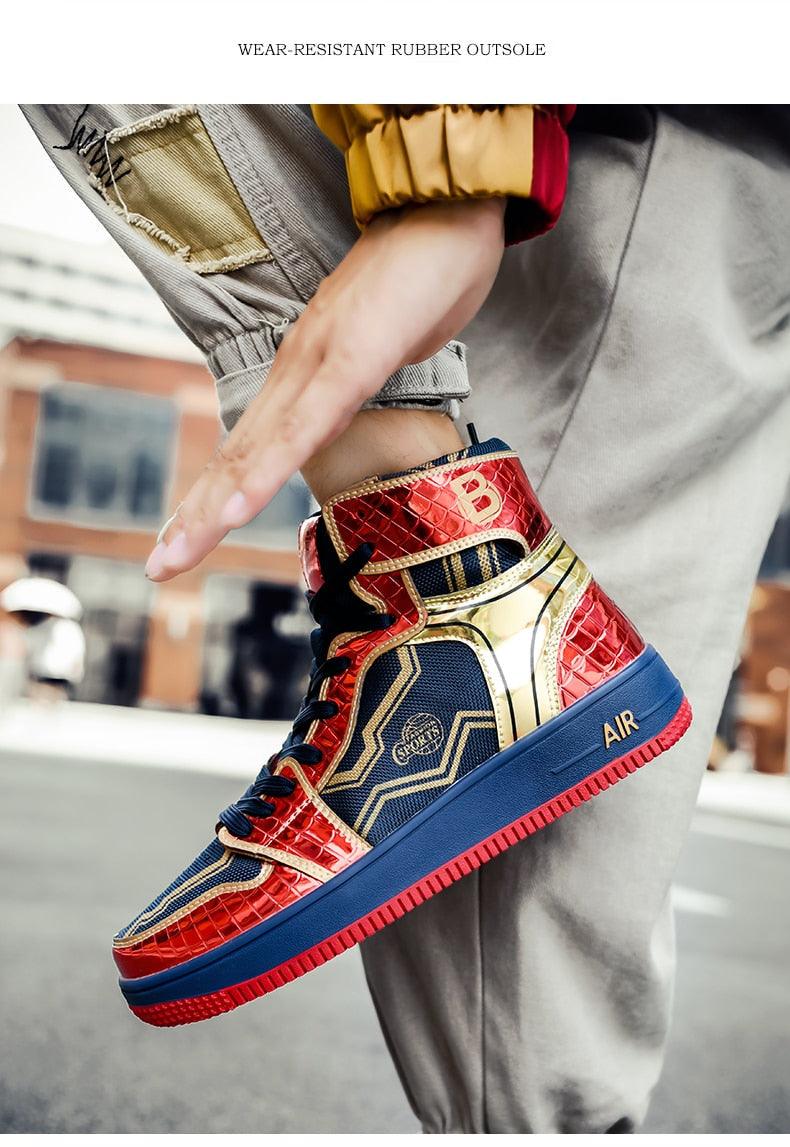 Couple's Vulcanized Athletic Sneakers for Running and Walking