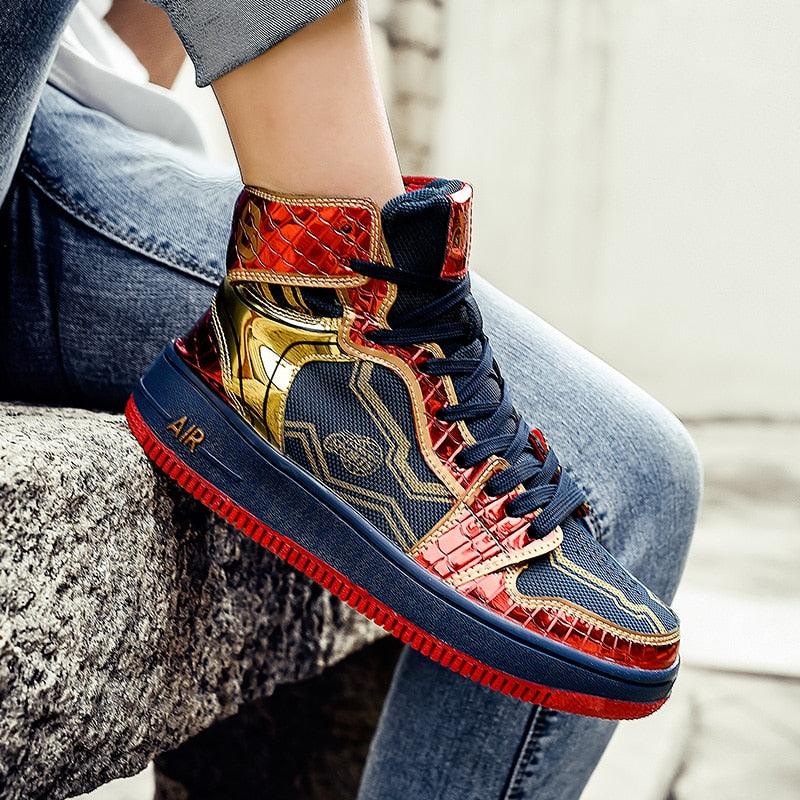 Couple's Vulcanized Athletic Sneakers for Running and Walking