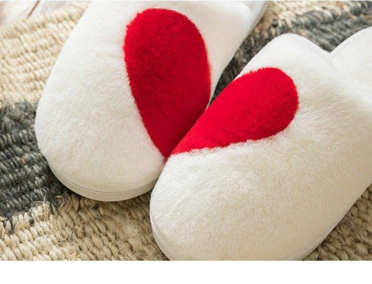 Women's Fuzzy Memory Foam House Slippers with Knit Horn Button