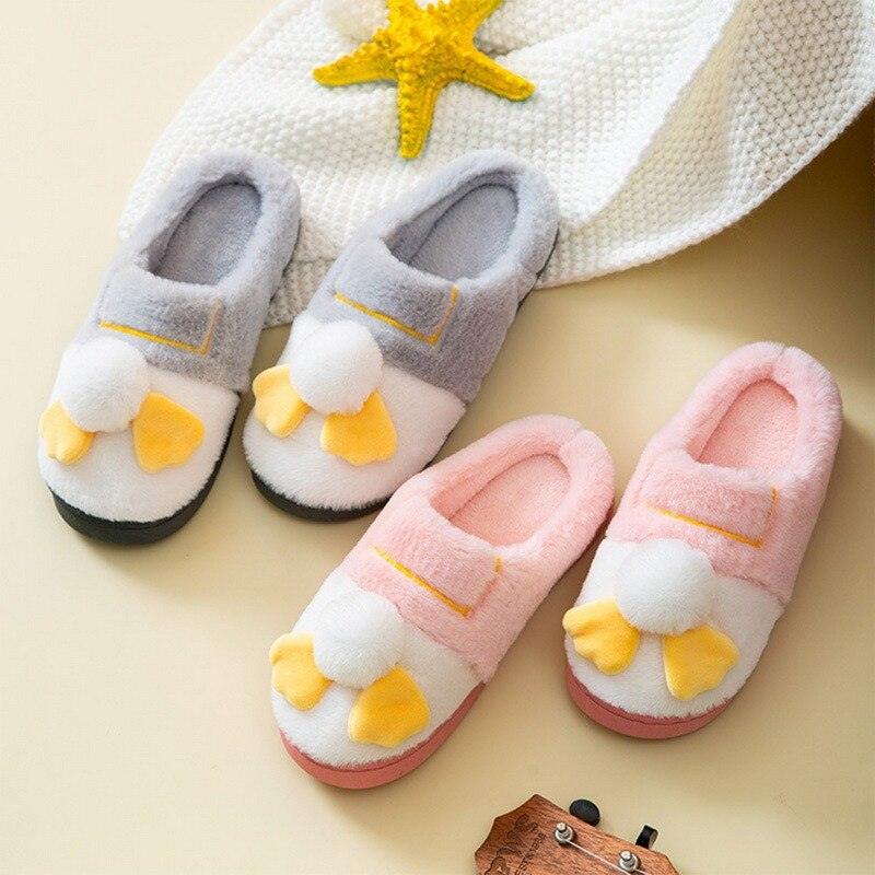 Plush Faux Fur Slippers - Unisex Fuzzy House Slides for Home