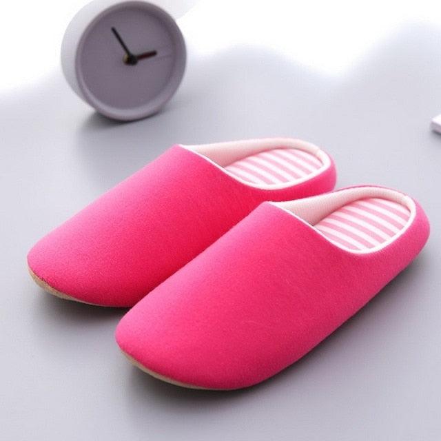 Plush Faux Fur Slippers - Unisex Fuzzy House Slides for Home