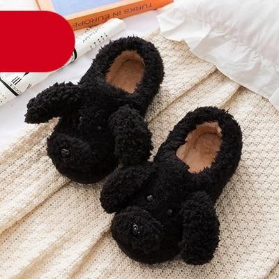 Plush Faux Fur Slippers - Unisex Fuzzy House Slides for Home