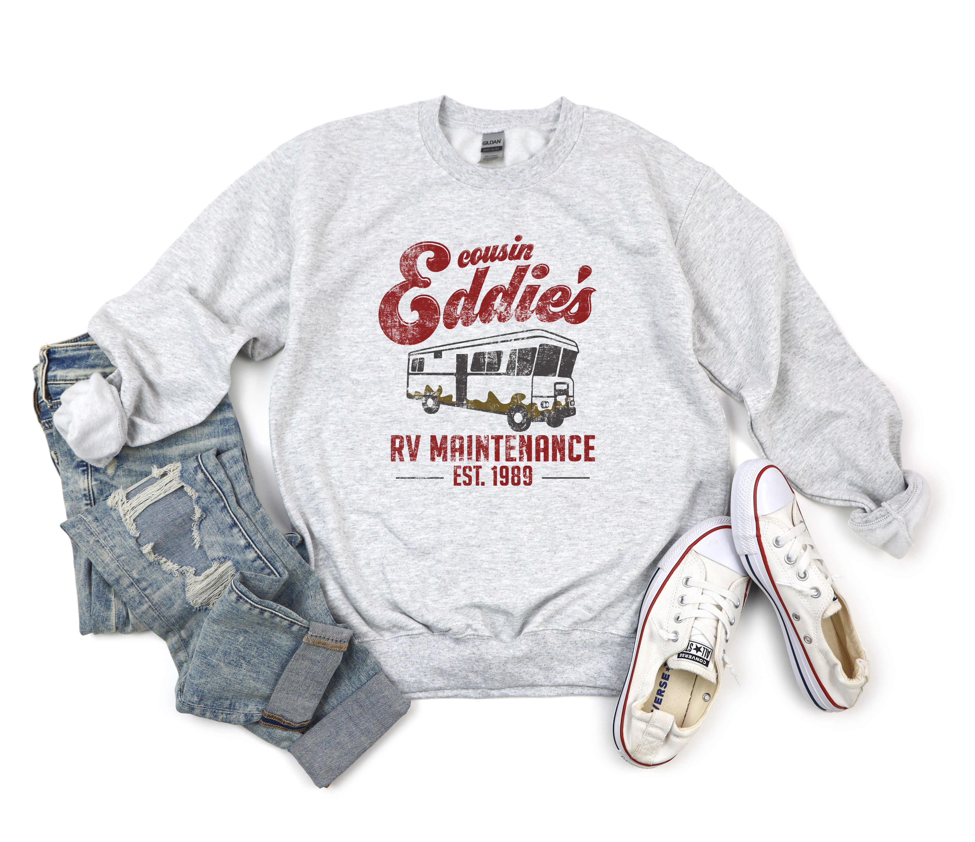 Cousin Eddie's RV Maintenance Crew or Hooded Sweatshirt