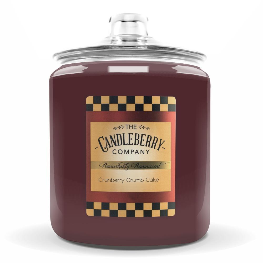 Cranberry Crumb Cake 4-Wick Cookie Jar Candle | 64oz Glass