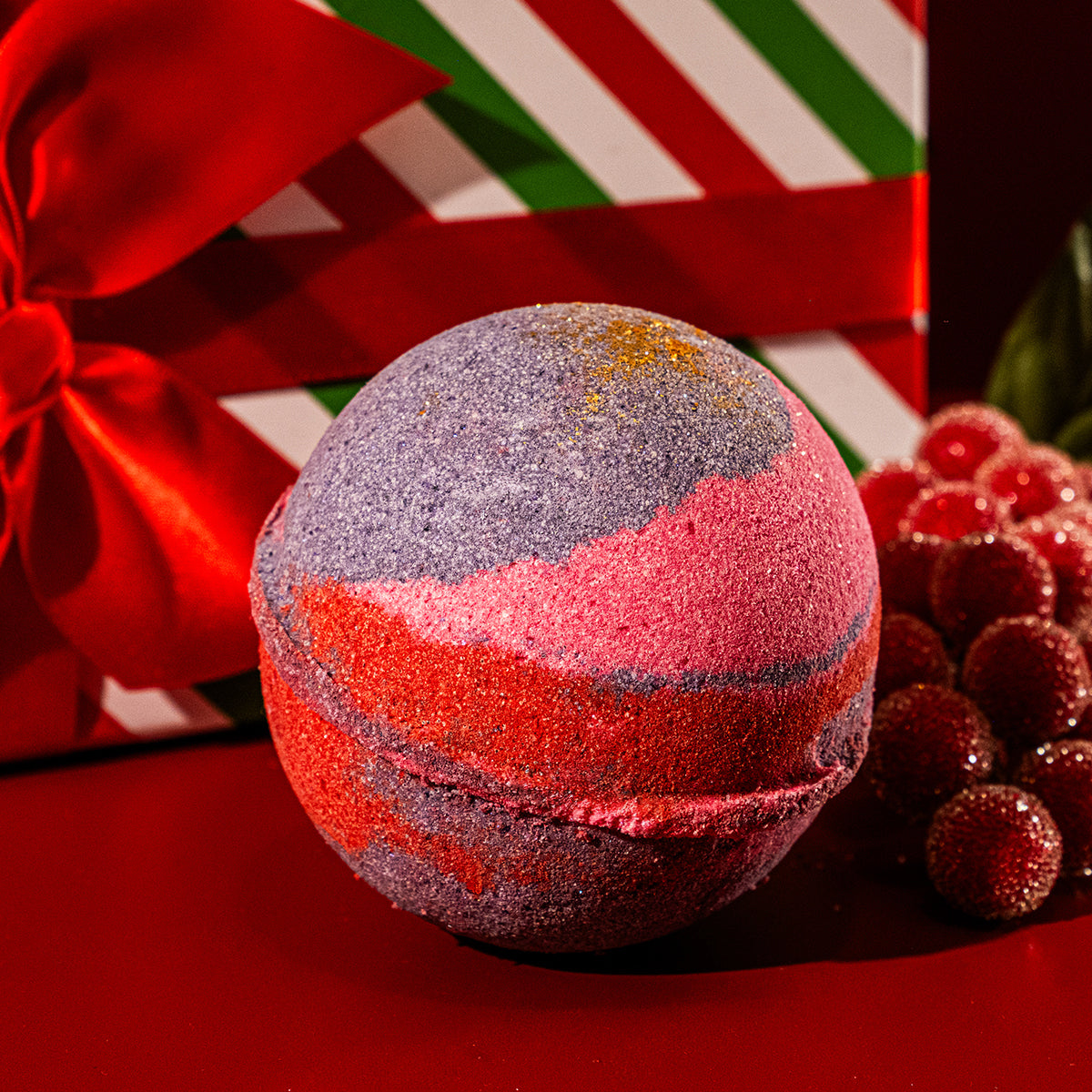 Cranberry Sugar Plum 10oz Mystery Jewelry Bath Bomb