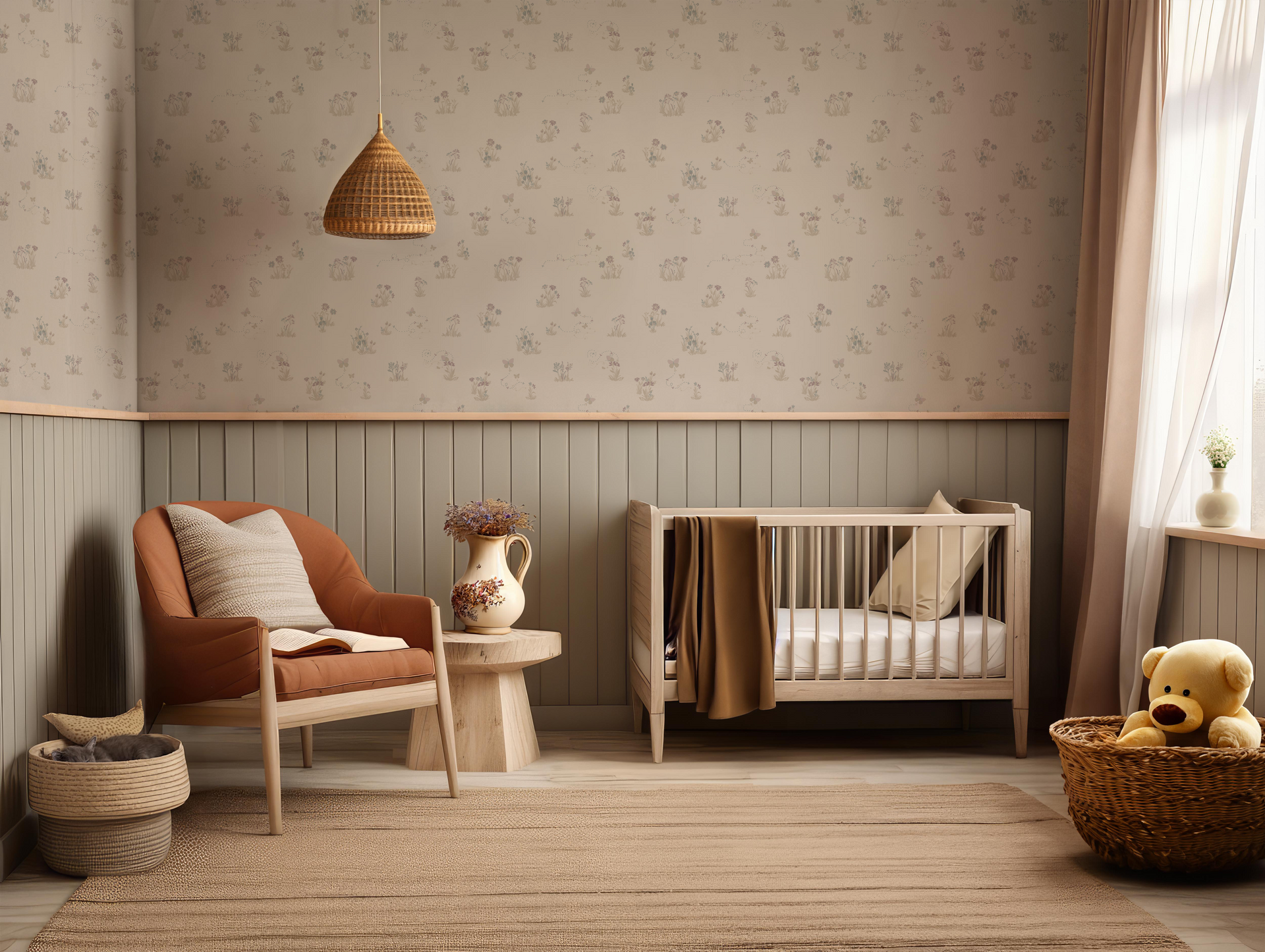 Serephina Designer Removable Peel and Stick Wallpaper