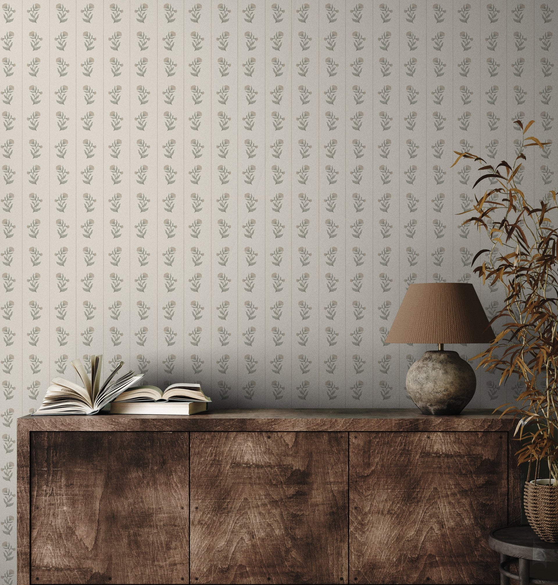 Minnie Patterned Peel and Stick Removable Wallpaper