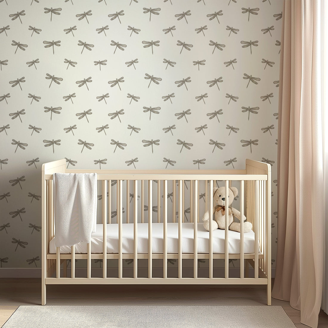 Harlan Bohemian Removable Wallpaper in Sage and Beige