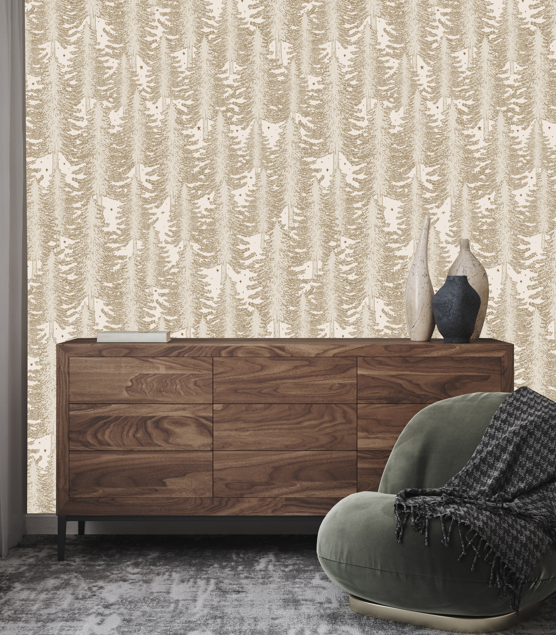 Mason Wallpaper Removable Peel and Stick Decor by Brittany Polatis