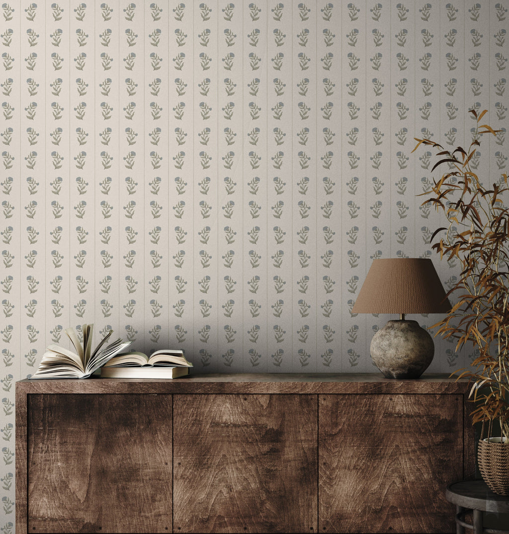 Minnie Patterned Peel and Stick Removable Wallpaper