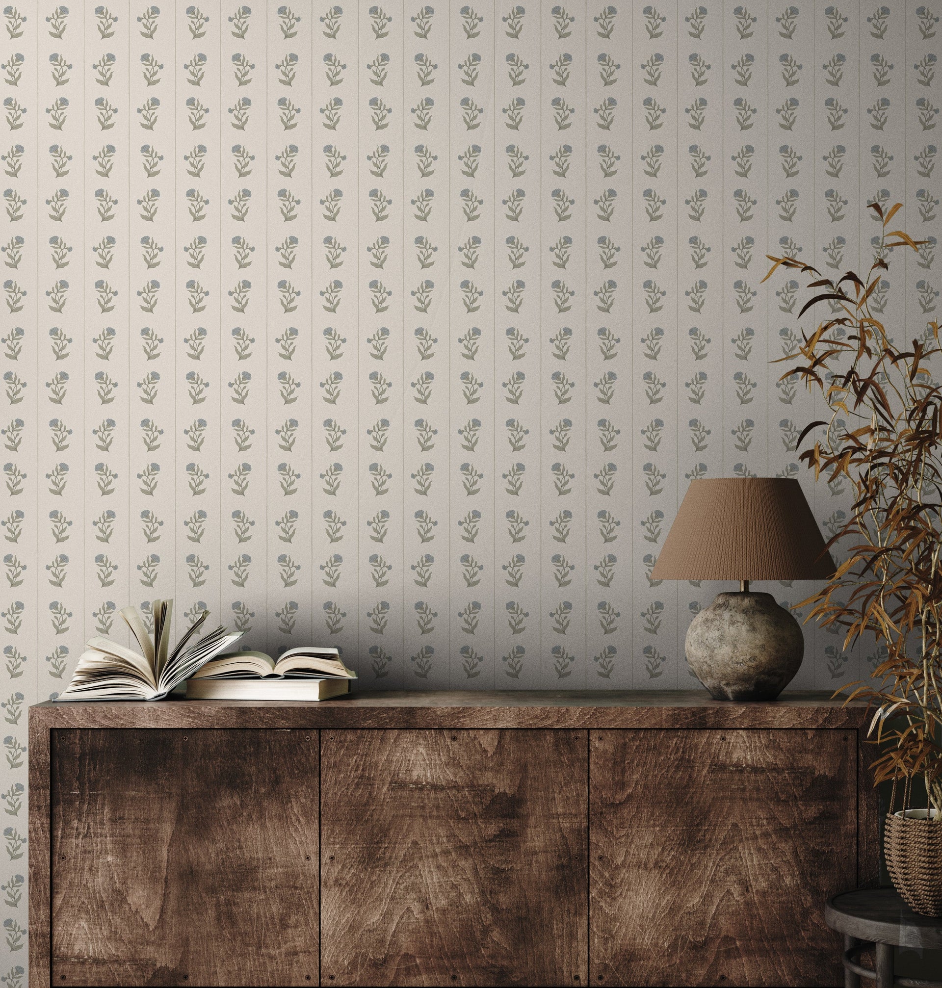 Minnie Patterned Peel and Stick Removable Wallpaper