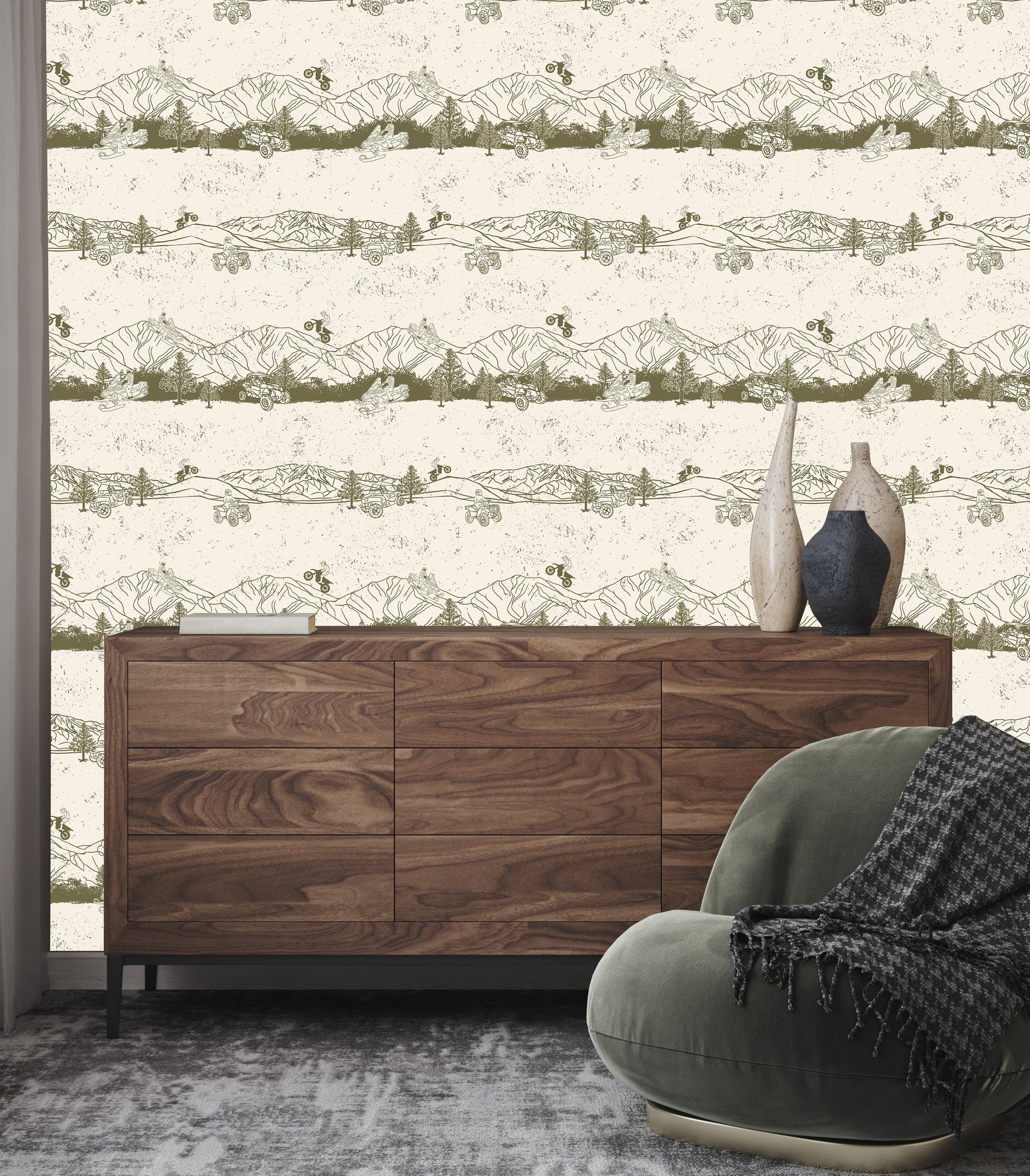 Nash Peel and Stick Removable Wallpaper by Hannah Langford