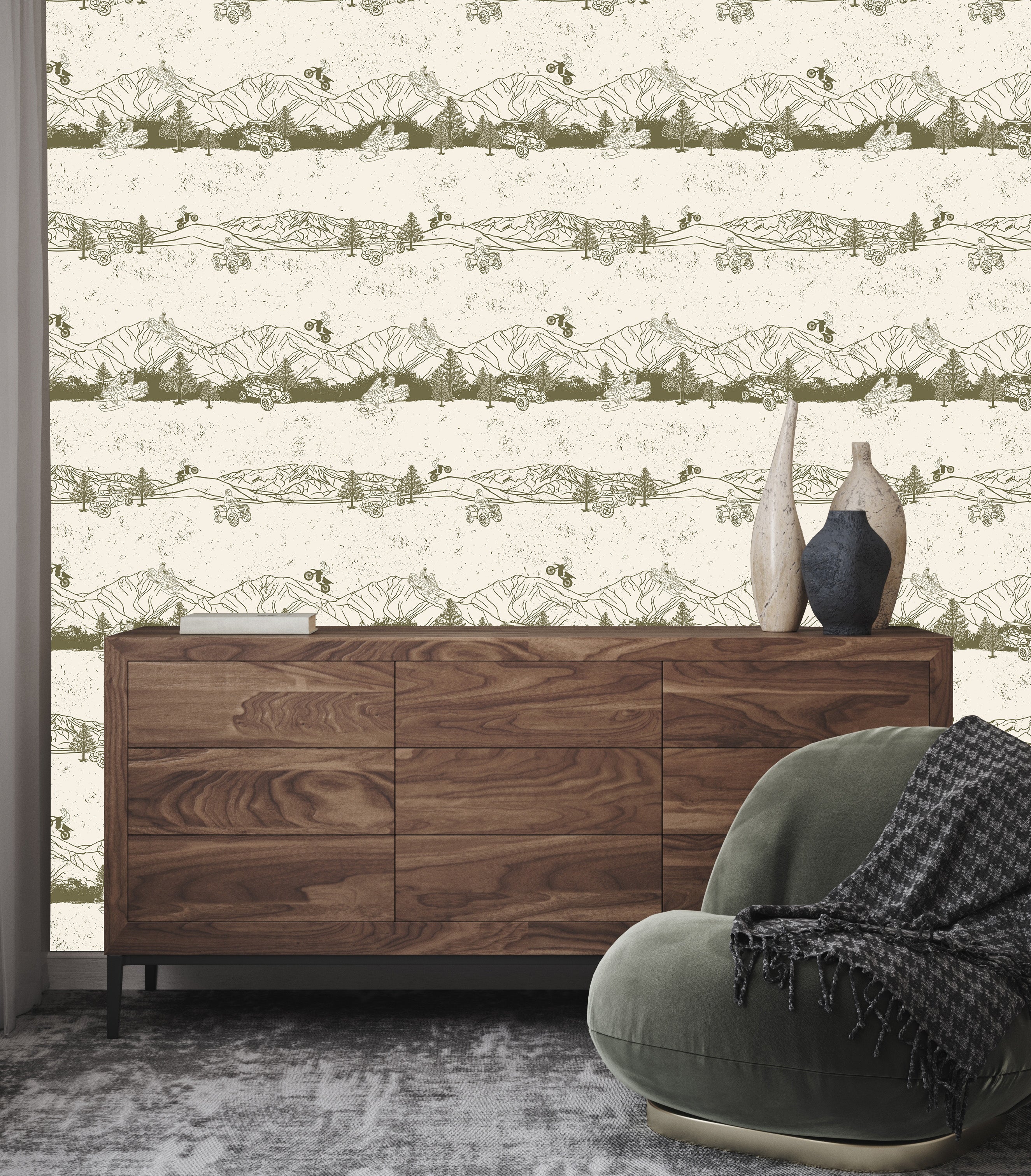 Nash Peel and Stick Removable Wallpaper by Hannah Langford