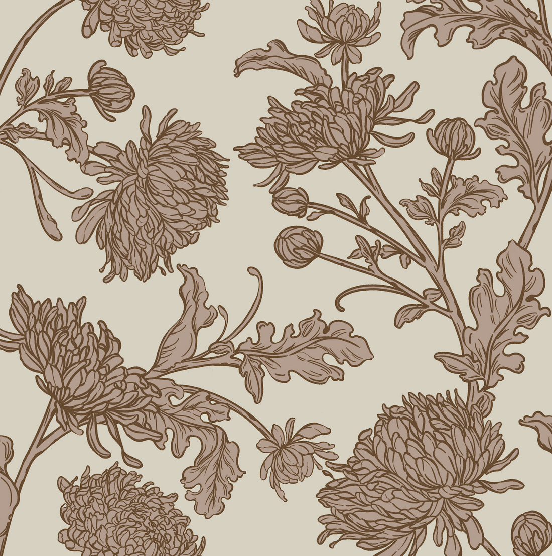 Archie Removable Peel and Stick Wallpaper by Taddy Mikelaites