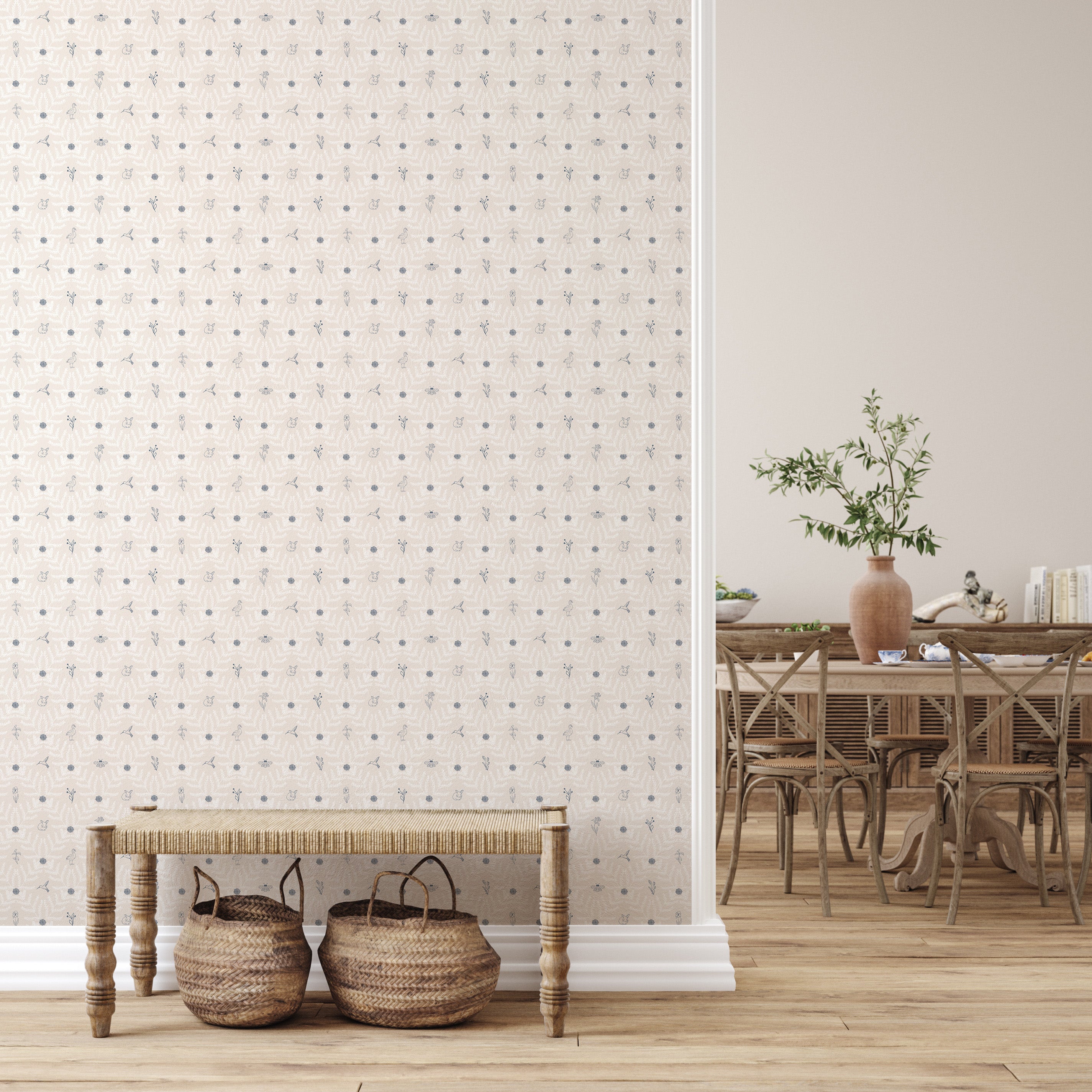 Navie Peel and Stick Removable Wallpaper by Hannah Langford