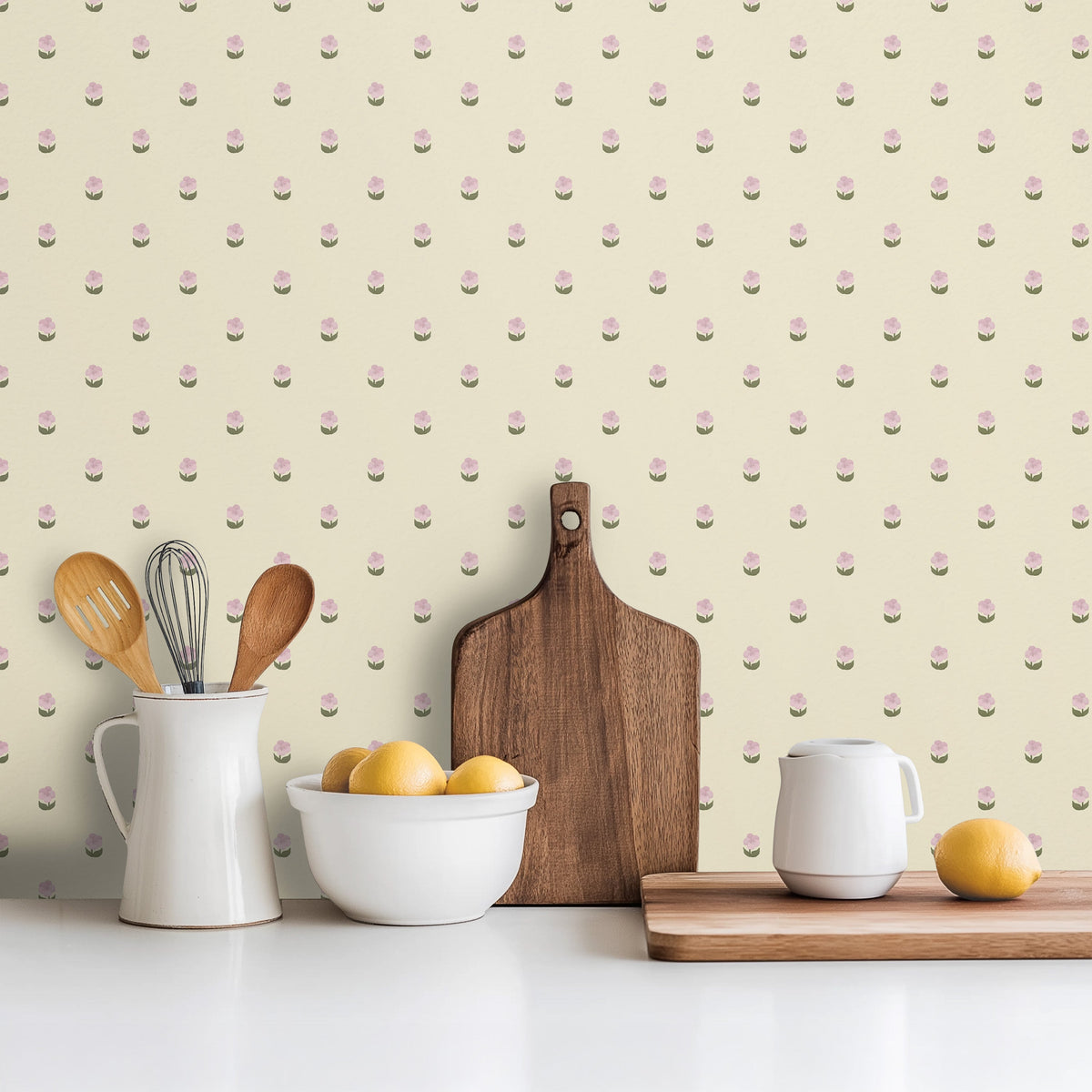 Pansie Wallpaper by The Lil Dills Shop