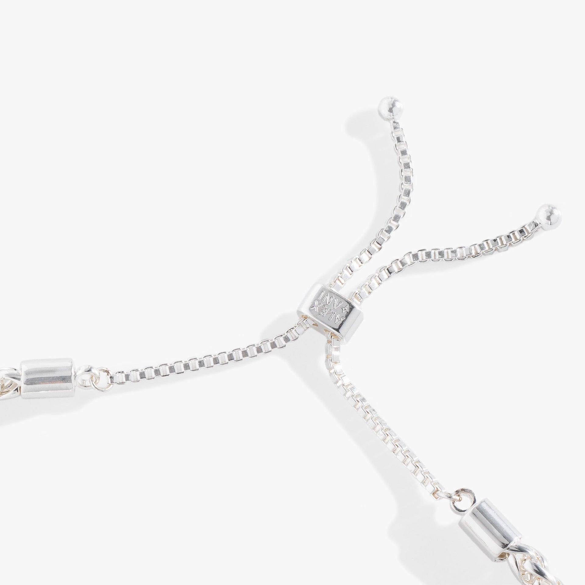 Waves Bolo Bracelet with Blue Opal-Colored Gemstone Charm
