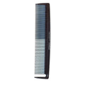 Professional black carbon hair comb for thick and coarse hair styling