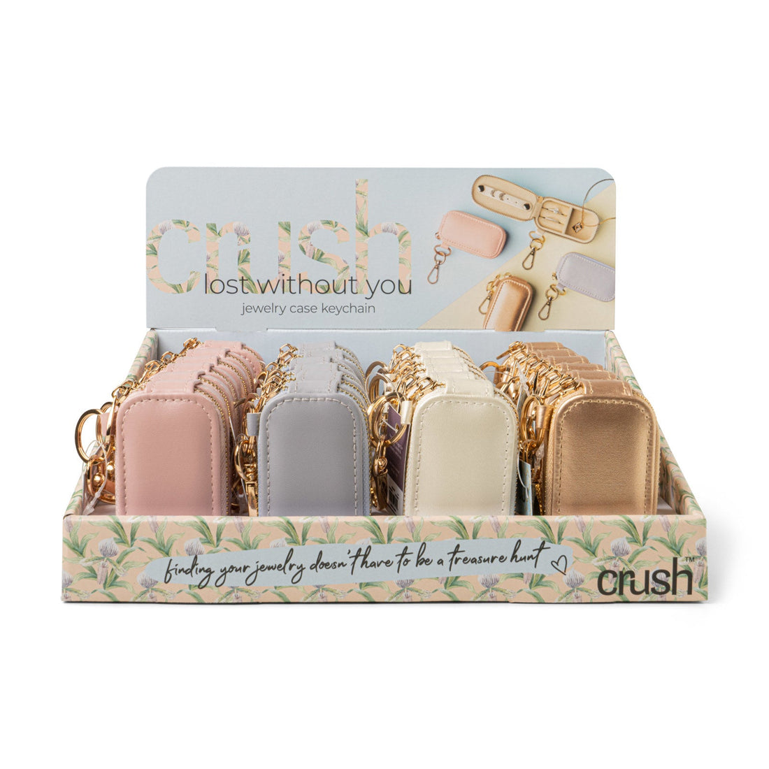 Crush™ Lost Without You Jewelry Case Keychain