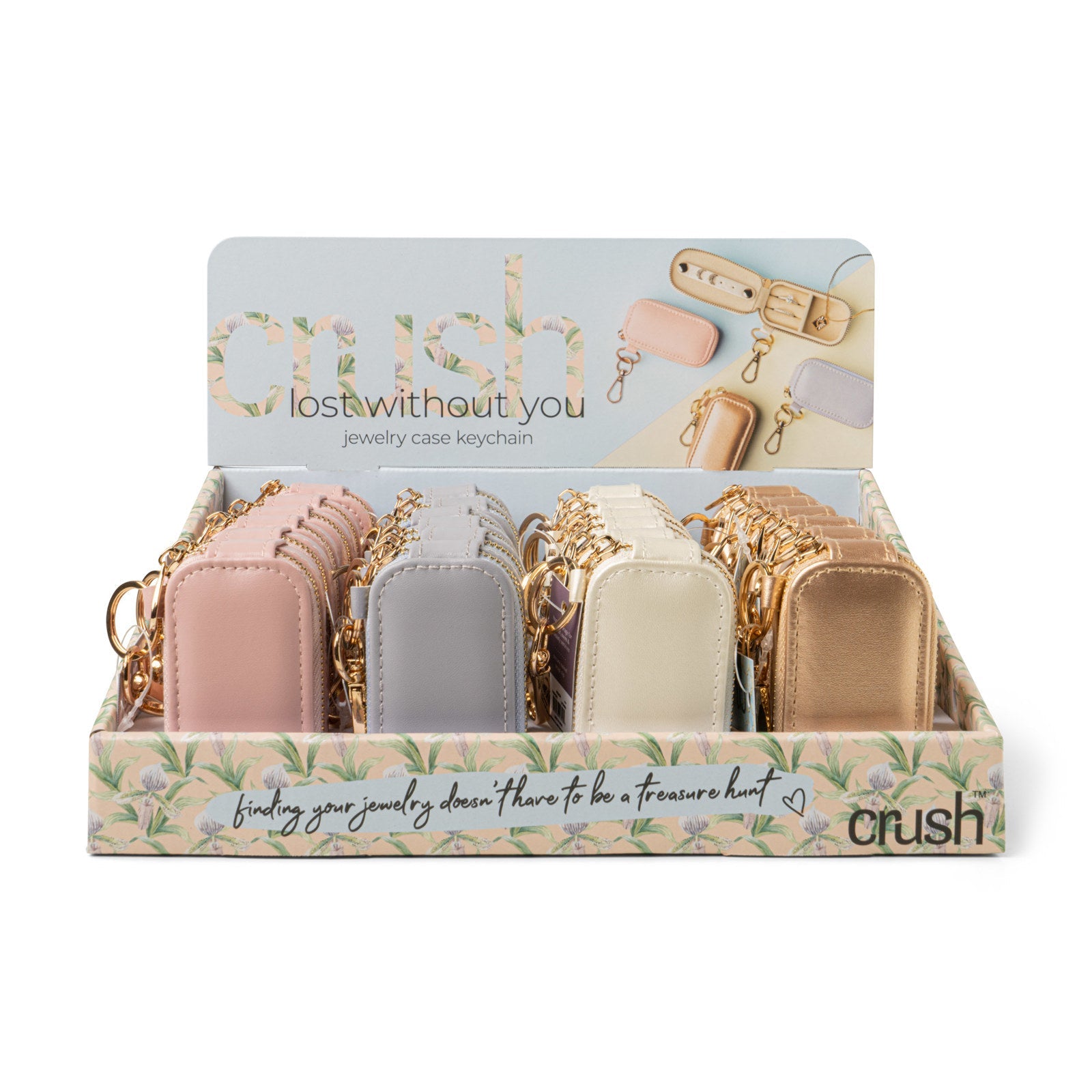 Crush™ Lost Without You Jewelry Case Keychain