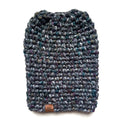 Crochet Simple Slouch Hat | Blue Purple Slouchy Beanie