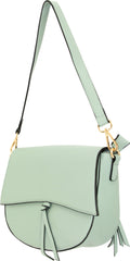 Zoey Half-Moon Crossbody Bag with Detachable Adjustable Strap - Image 2
