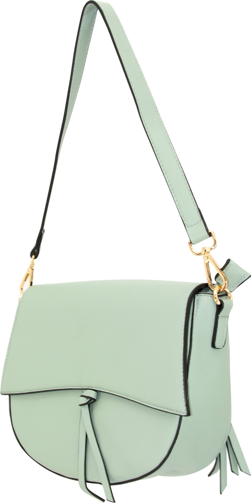 Zoey Half-Moon Crossbody Bag with Detachable Adjustable Strap - Image 2