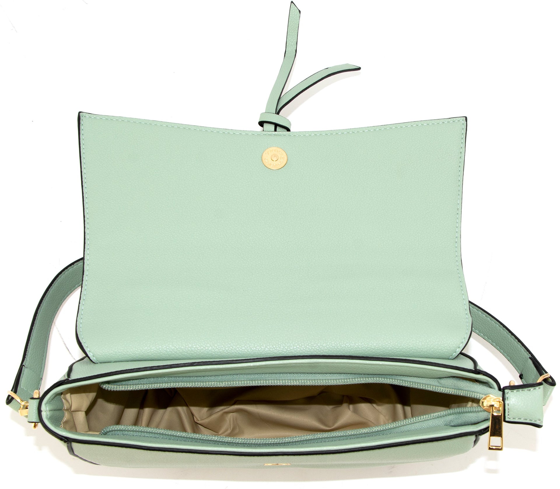 Zoey Half-Moon Crossbody Bag with Detachable Adjustable Strap - Image 9