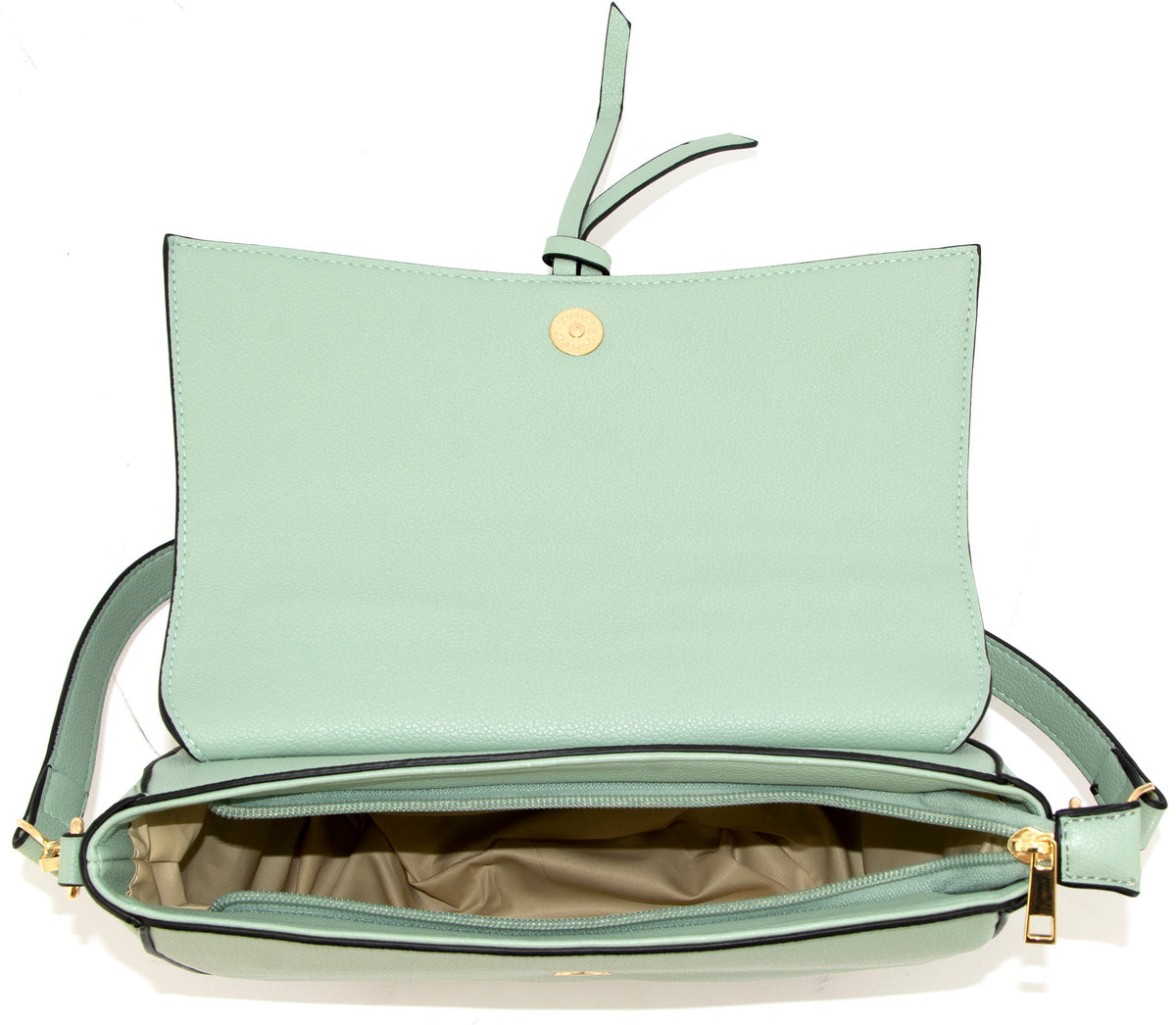 Zoey Half-Moon Crossbody Bag with Detachable Adjustable Strap - Image 9