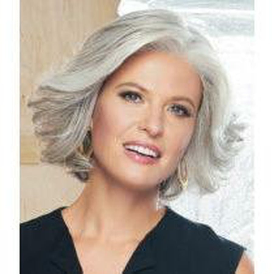 Crowd Pleaser Short Wavy Wig with Side-Swept Bangs