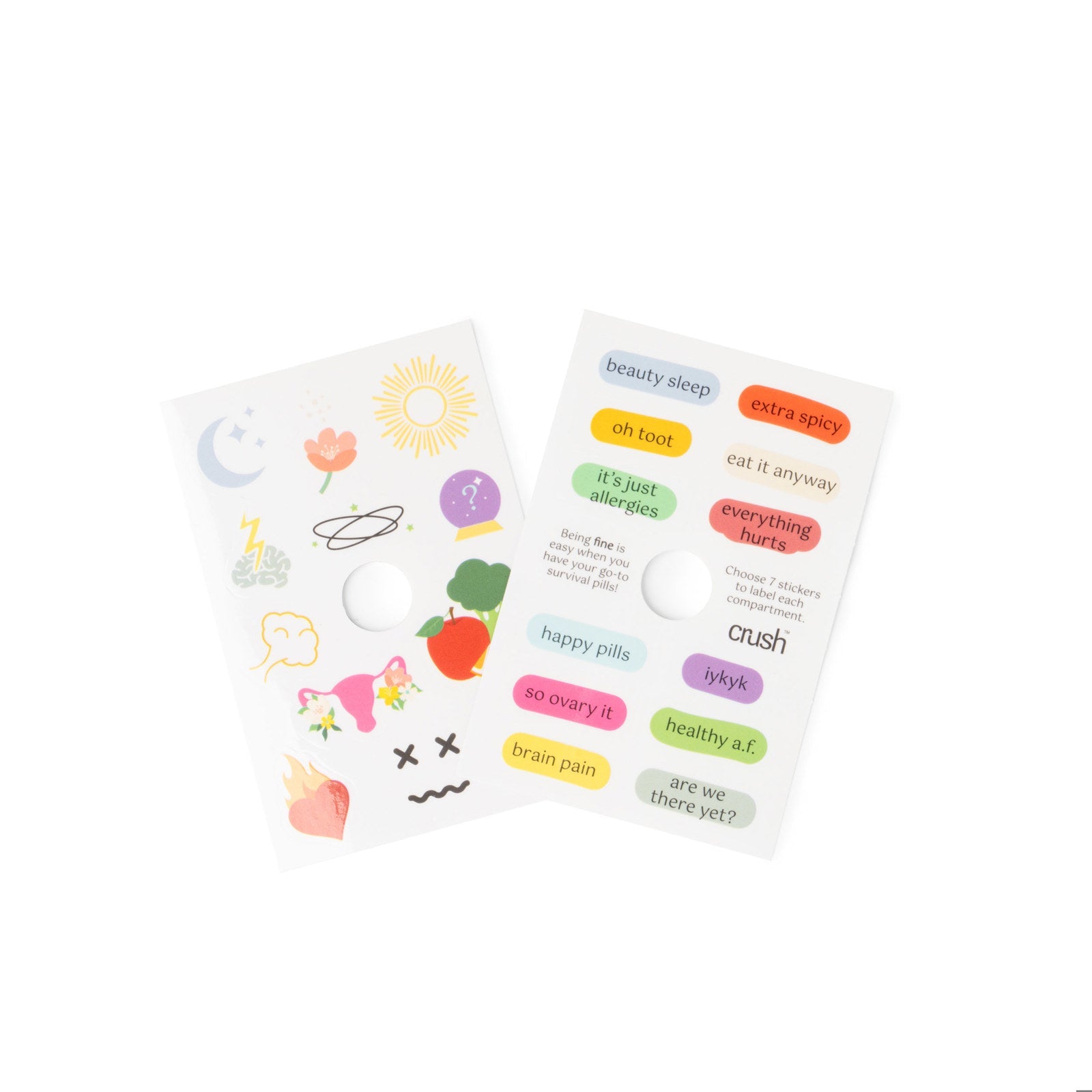 Crush™ Everything’s Fine Pill & Vitamin Case