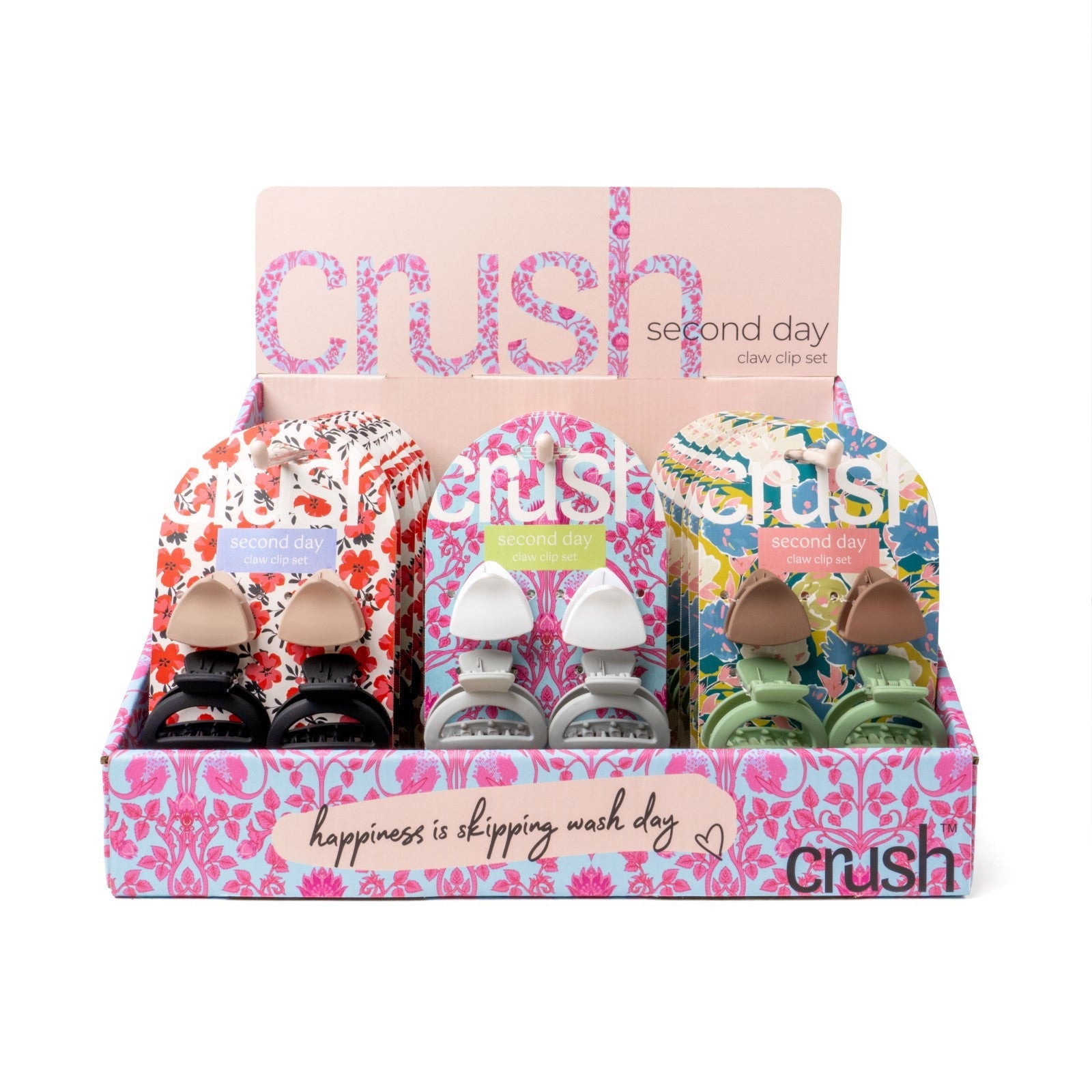 Crush™ Second Day Claw Clip Set – 6 Pack
