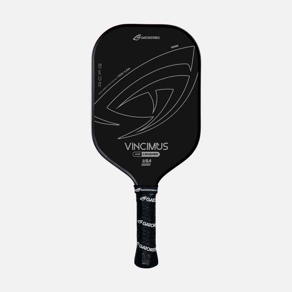Vincimus 16mm Raw Carbon Fiber Pickleball Paddle - Pro Performance