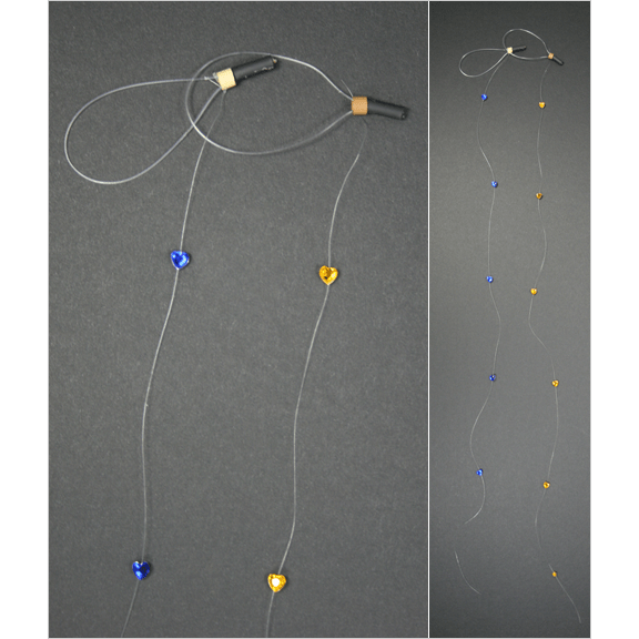 Crystal Line Hair Accessories: Glamorous Multi-Color Hair Decor