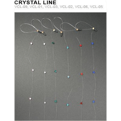 Crystal Line Hair Accessories: Glamorous Multi-Color Hair Decor