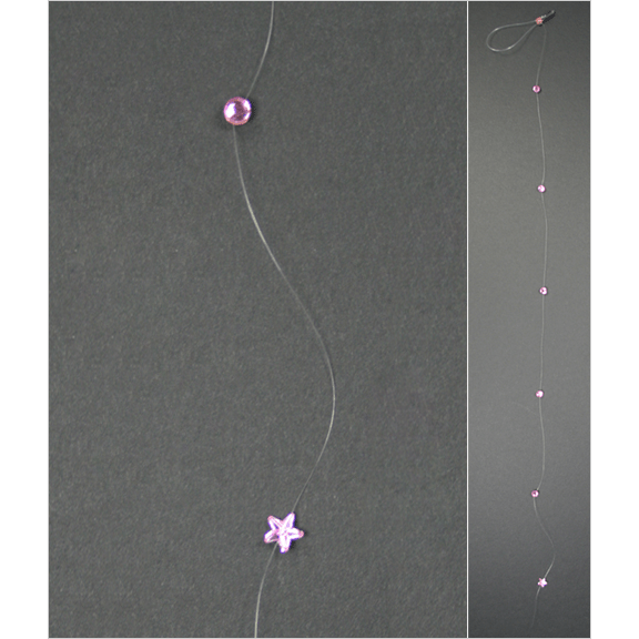 Crystal Line Hair Accessories: Glamorous Multi-Color Hair Decor
