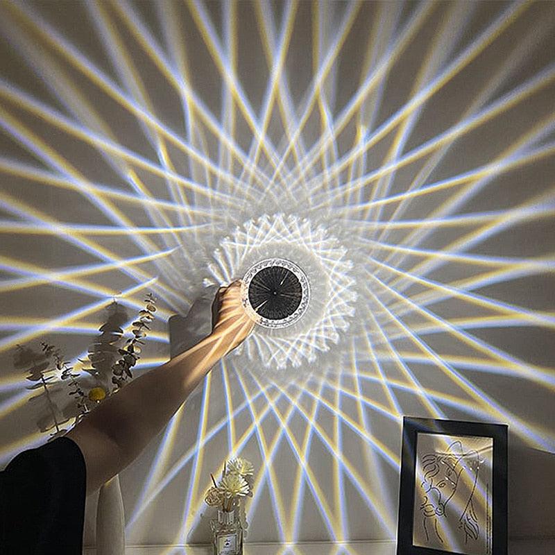 RGB Crystal Diamond LED Table Lamp with Remote Control
