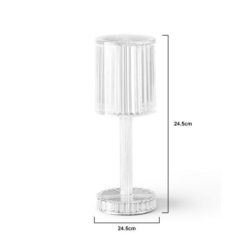 RGB Crystal Diamond LED Table Lamp with Remote Control