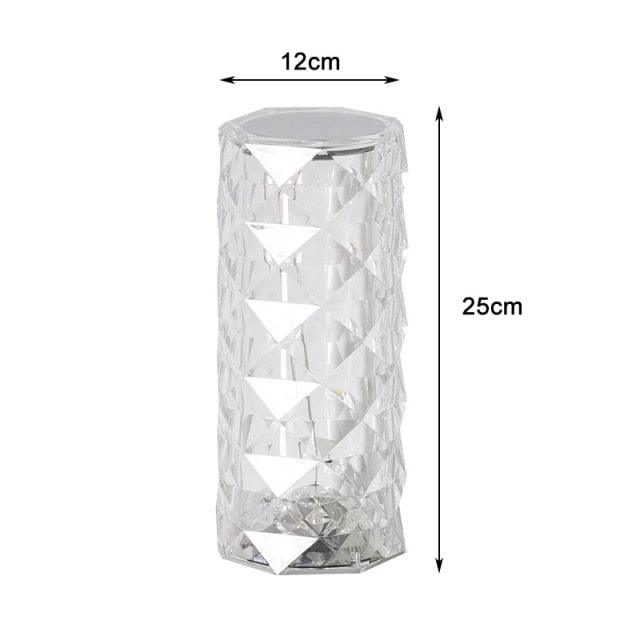Crystal Diamond Atmosphere Table Lamp - RGB Romantic Projector