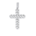 Cuban Link Cross Pendant 925 Sterling Silver