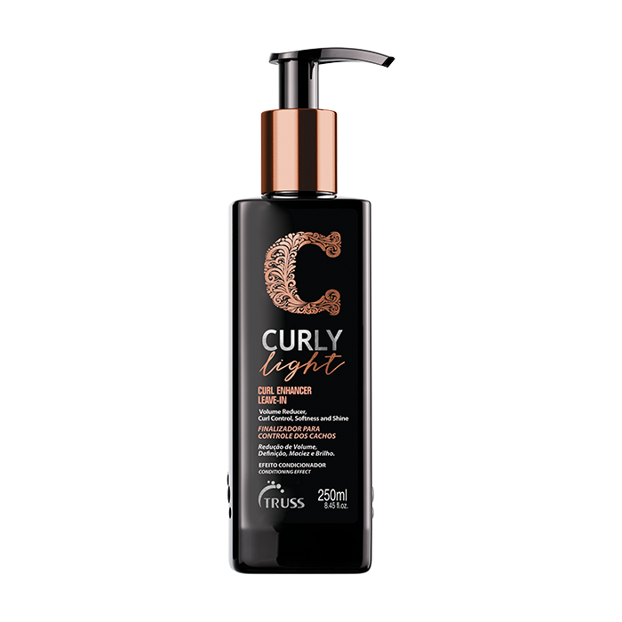 Bottle of Truss Curly Light Leave-In Cream 8.45 oz