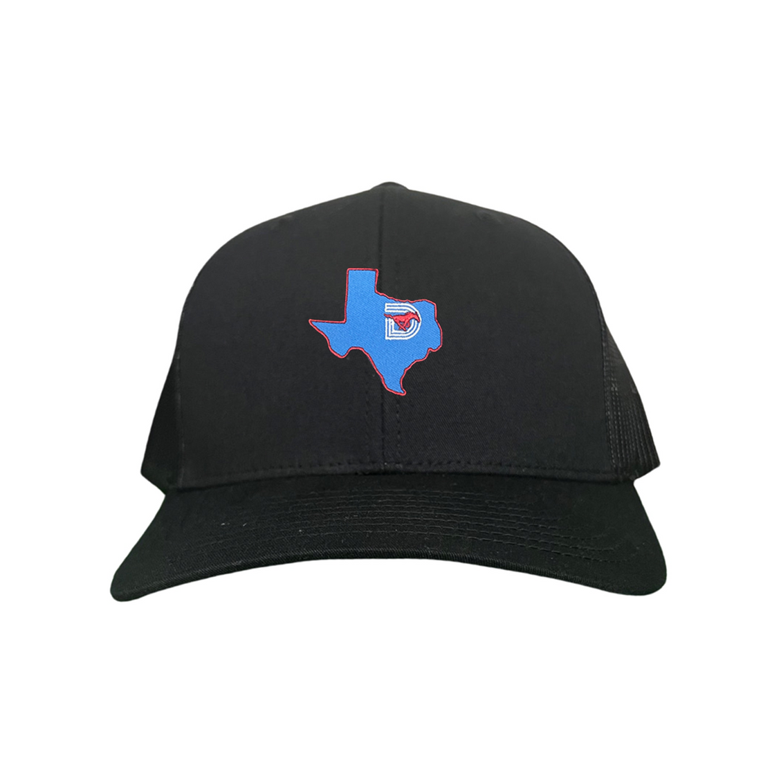 SMU State of Texas Pony Logo Hat - Black Label Streetwear