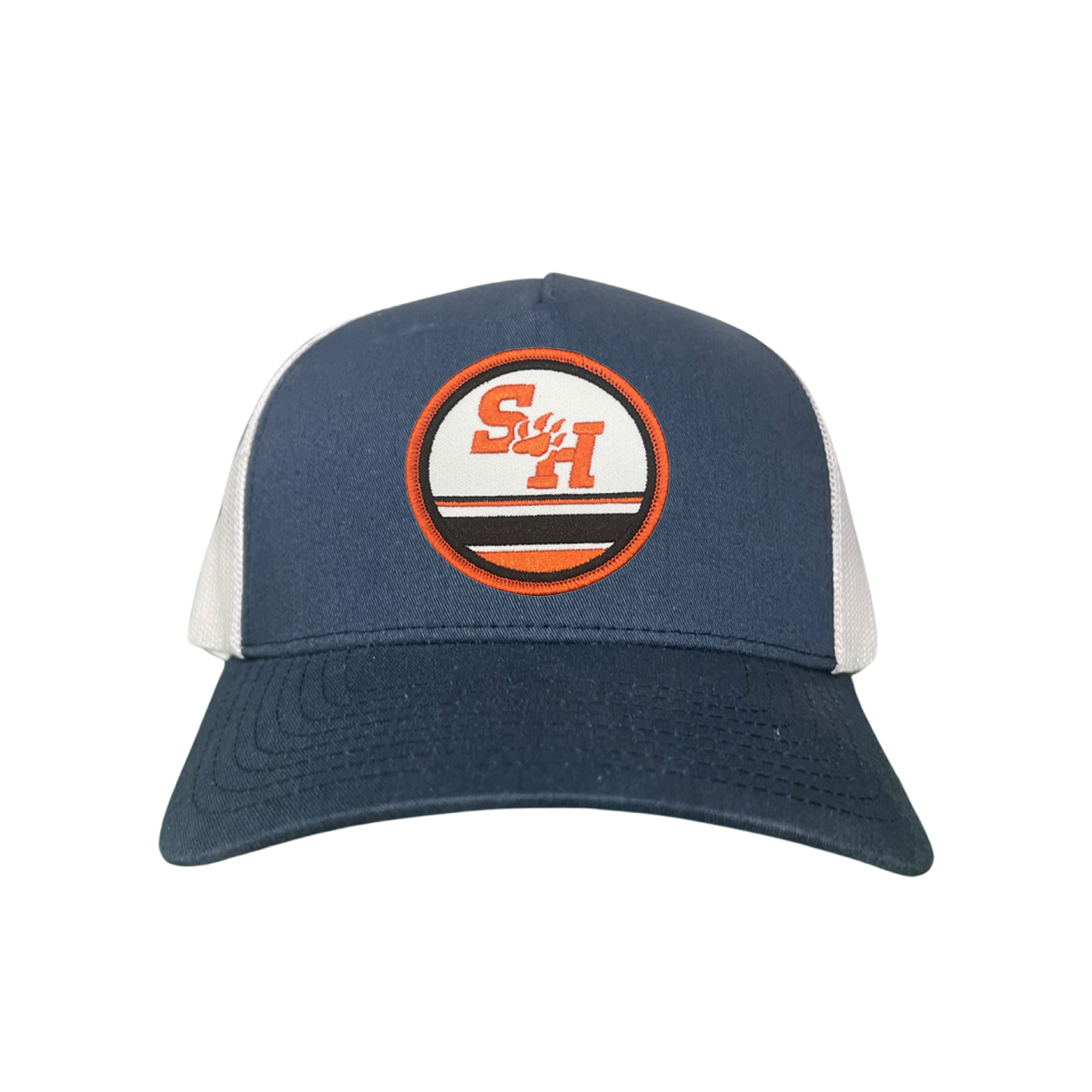 Sam Houston State Paw Circle Curved Bill Mesh Snapback
