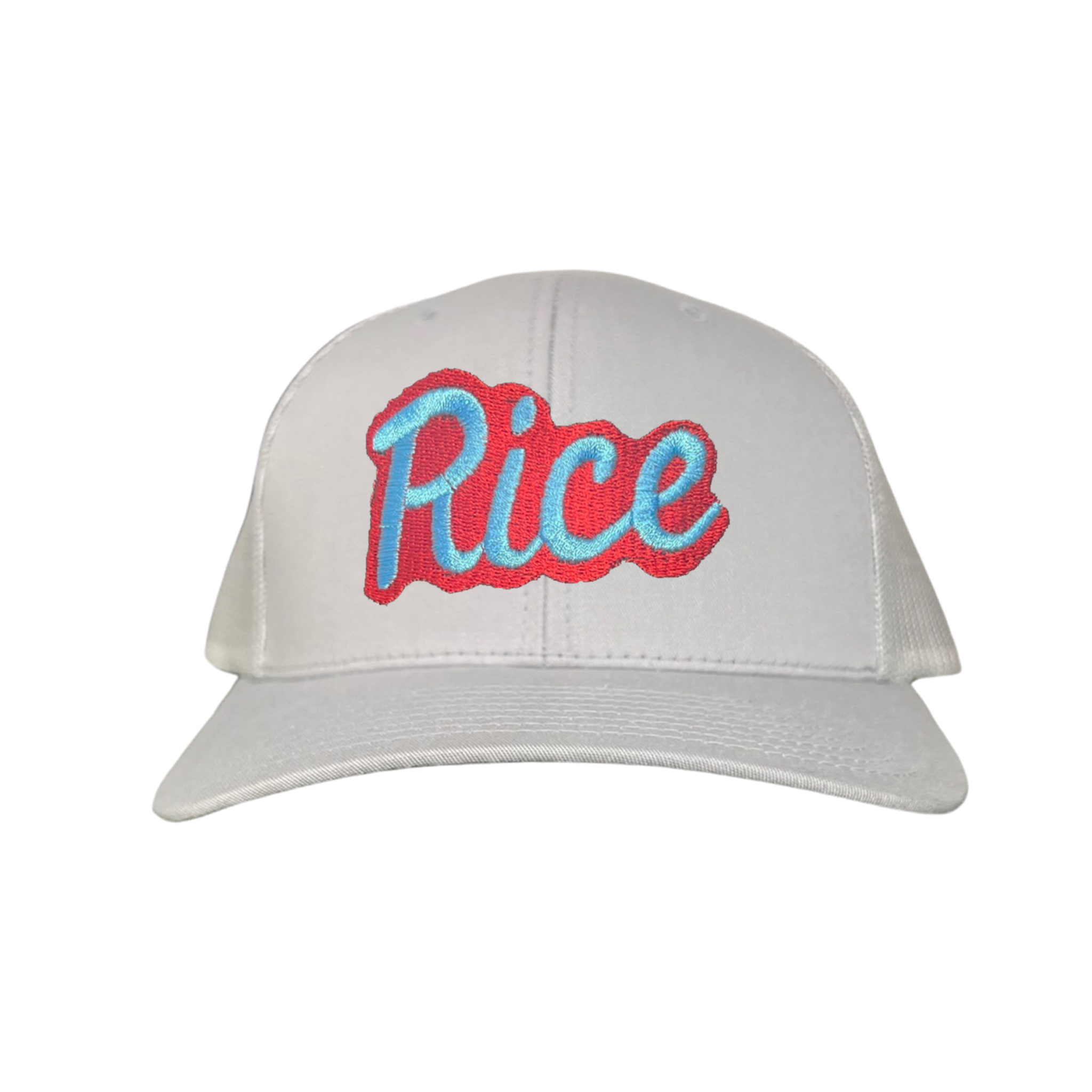 Rice Owls Retro Script Embroidered Sporty Streetwear Hat