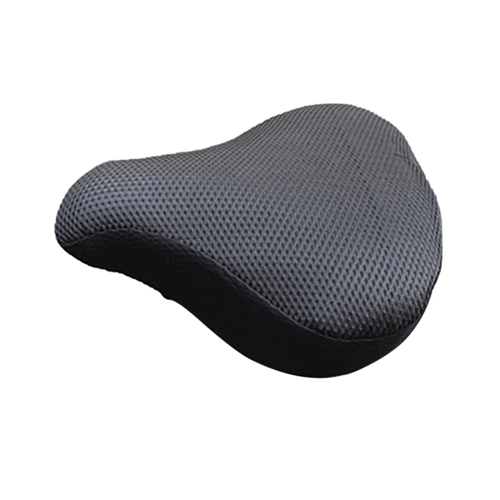 Comfortable 3D mesh bike seat cover with non-slip gel and foam padding