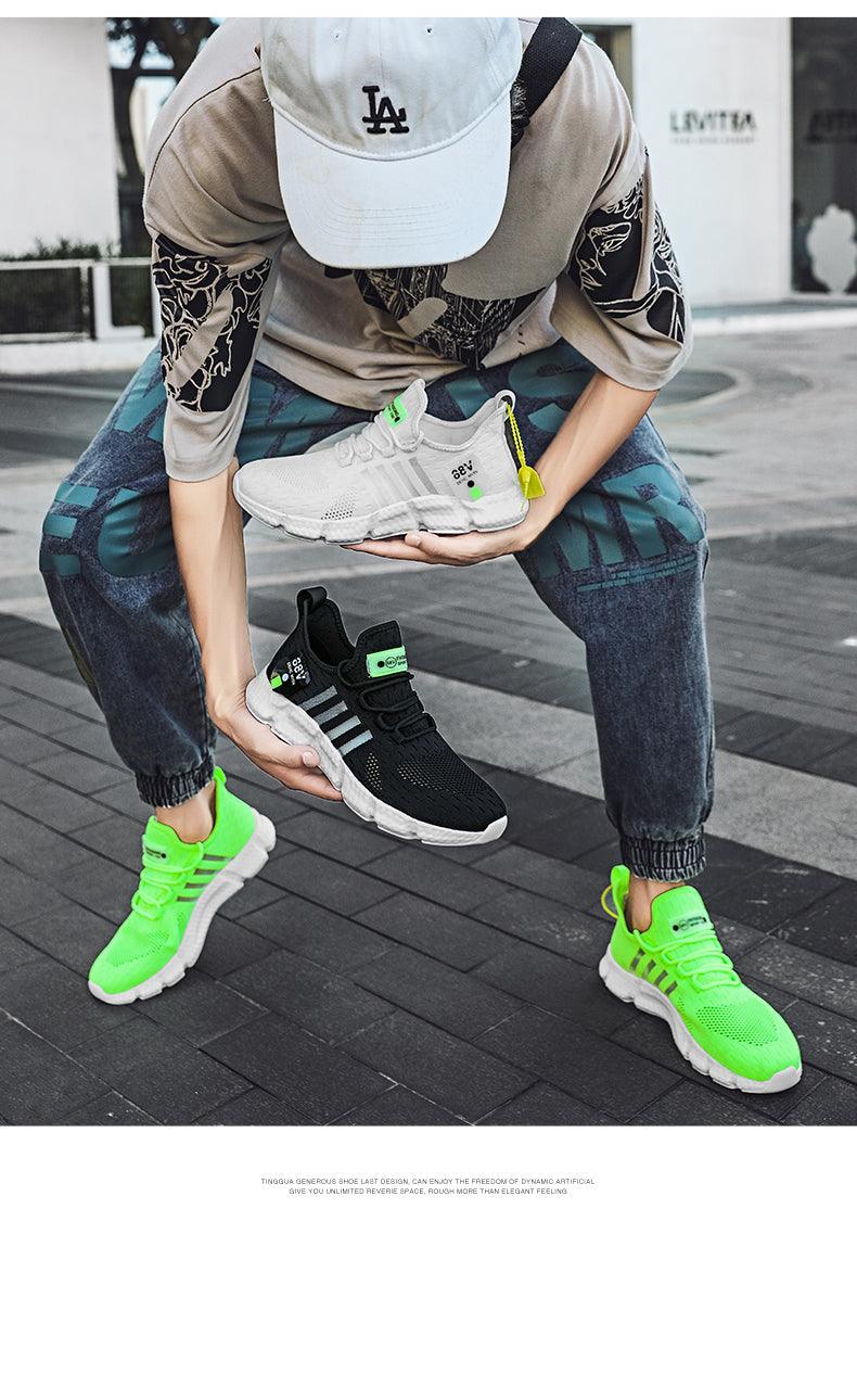 Lightweight Breathable Mesh Men's Athletic Running Sneakers