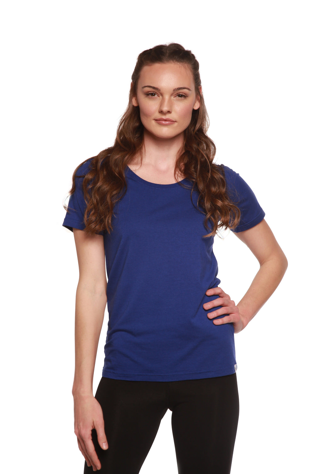 Women's Bamboo Cotton Graphic T-Shirt Scoop Neck