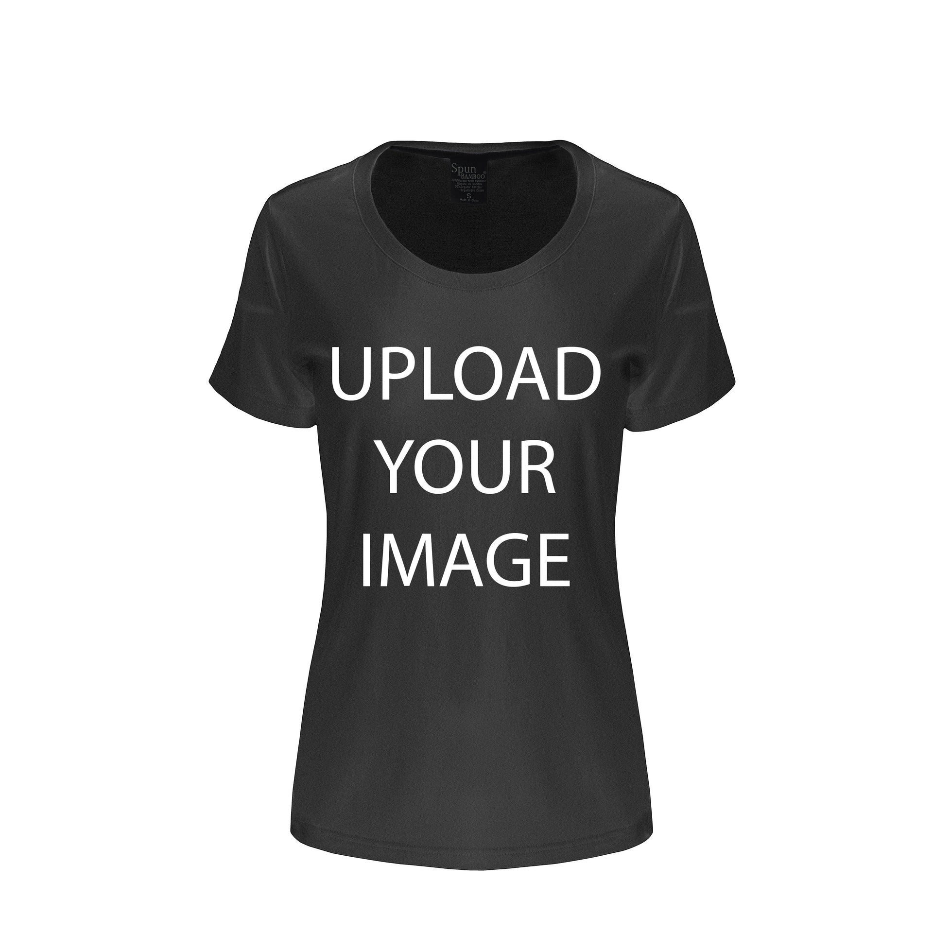 Women's Bamboo Cotton Graphic T-Shirt Scoop Neck
